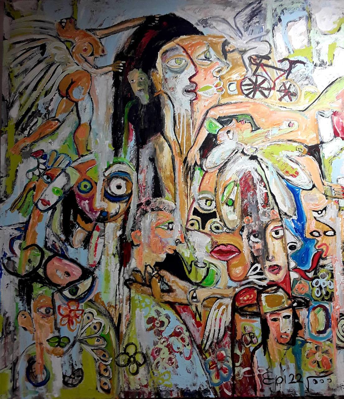 Autour du phantasme, Original 2022 by Epi