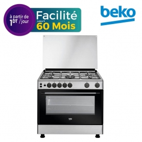 Gazinière_BEKO CUISGAZ 60x60 FSGT62111GXL