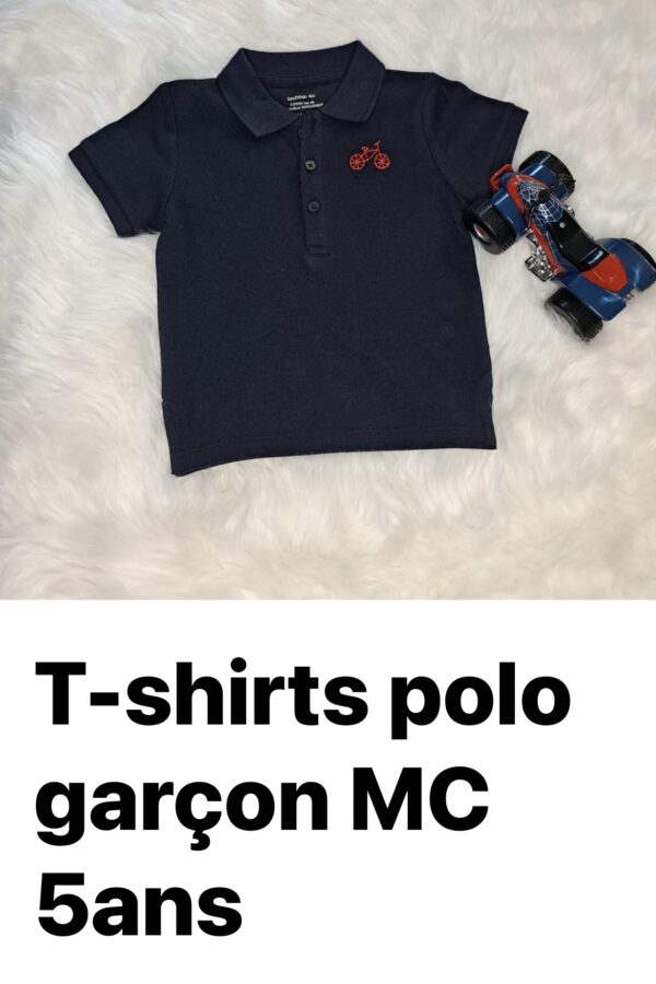 T-shirts polo Garçon MC 5 ans