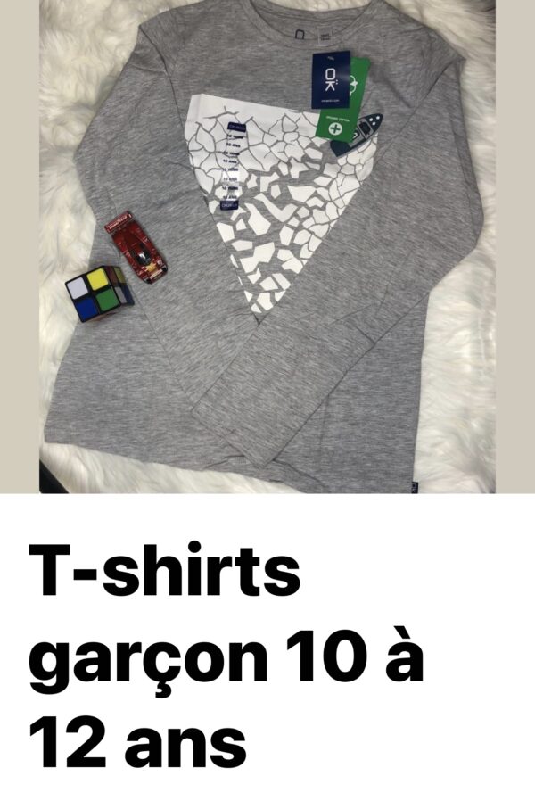 T-shirts Garçon 10 à 12 ans