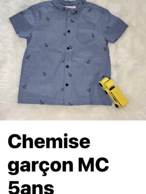 Chemise Garçon MC 5 ans