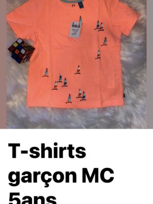 T-shirts Garçon MC 5 ans