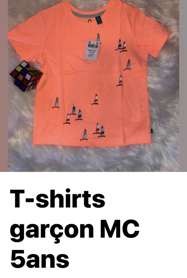 T-shirts Garçon MC 5 ans