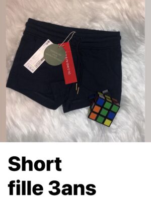 Short Fille 3 ans