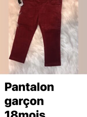 Pantalon Garçon 18 mois