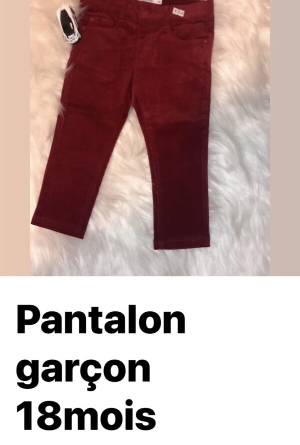 Pantalon Garçon 18 mois