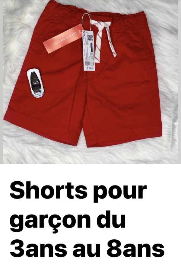 Short pour Garçon 3 à 8 ans