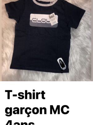 T-shirts Garçon MC 4 ans