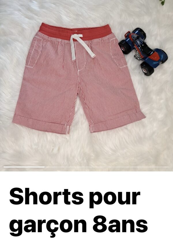 Short Garçon 8 ans