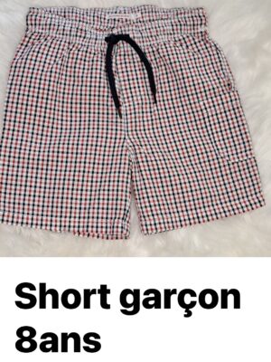 Short Garçon 8 ans