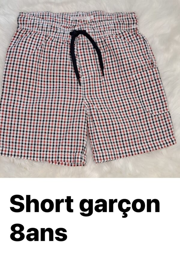 Short Garçon 8 ans