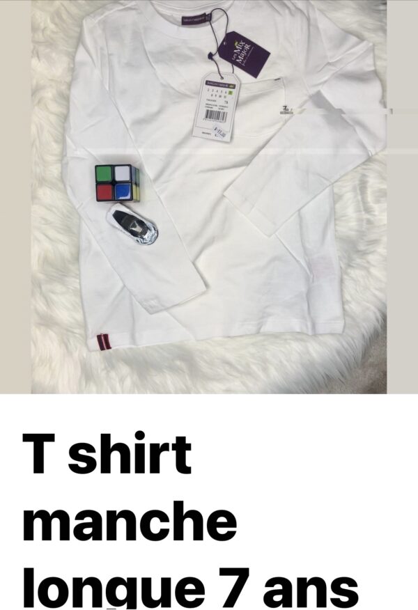 T-shirts ML 7 ans