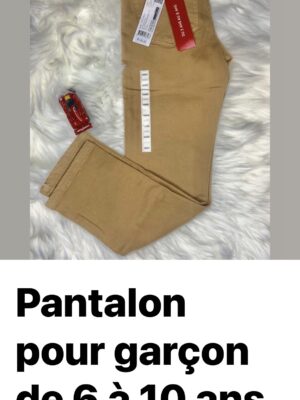 Pantalon pour Garçon 6 à 10 ans