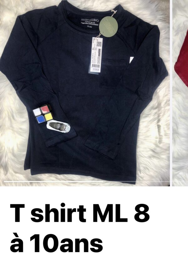 T-shirts  ML  8 à10 ans