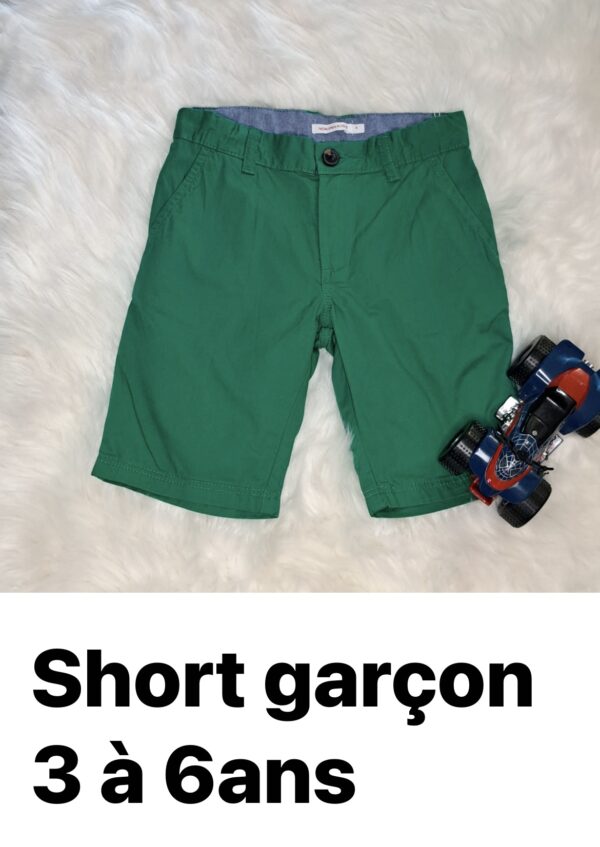 Short Garçon 3 à 6 ans