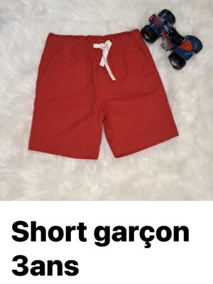Short Garçon 3 ans