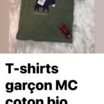 T-shirts Garçon MC coton bio 18 mois