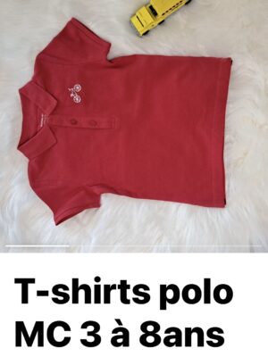 T-shirts polo MC 3 à 8 ans
